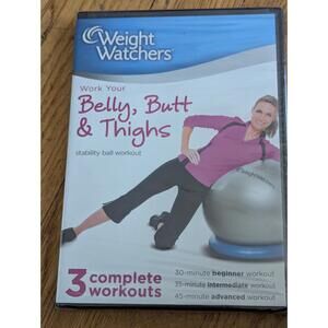 Weight Watchers Work Your Belly,Butt‎ And Thighs (2010 DVD) NEW SEALED